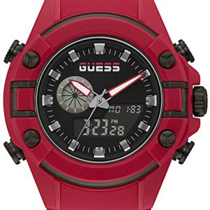 Guess Herrklocka GW0269G5 Svart/Resinplast Ø47 mm