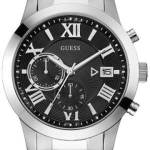 Guess Herrklocka GW0668G3 Svart/Stål Ø42 mm