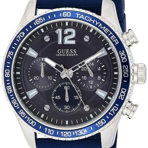 Guess Herrklocka W0971G2 Svart/Gummi Ø44 mm