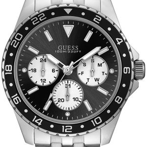 Guess Herrklocka W1107G1 Svart/Stål Ø44 mm