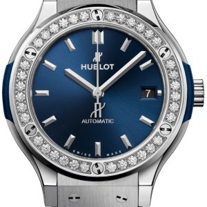 Hublot 565.NX.7170.RX.1204 Classic Fusion Blå/Gummi Ø38 mm