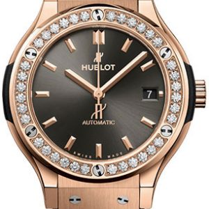 Hublot 565.OX.7081.RX.1204 Classic Fusion Grå/Gummi Ø38 mm