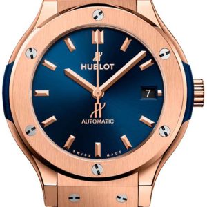 Hublot 565.OX.7180.RX Classic Fusion Blå/Gummi Ø38 mm