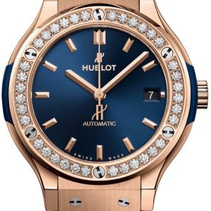 Hublot 565.OX.7180.RX.1204 Classic Fusion Blå/Gummi Ø38 mm