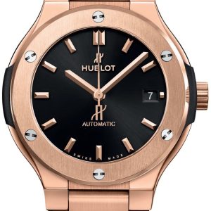 Hublot 568.OX.1480.OX Classic Fusion Svart/18 karat roséguld Ø38 mm