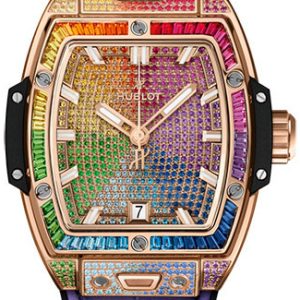 Hublot 662.OX.9900.LR.0999 Big Bang 39mm Roséguldstonad/Gummi