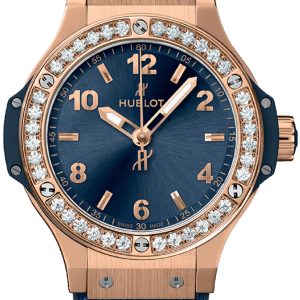 Hublot Damklocka 361.PX.7180.LR.1204 Big Bang 38mm Blå/Gummi Ø38 mm