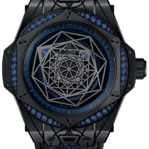 Hublot Damklocka 465.CS.1119.VR.1201.MXM18 Big Bang 39Mm Svart/Gummi