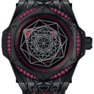 Hublot Damklocka 465.CS.1119.VR.1202.MXM18 Big Bang 39Mm Svart/Gummi