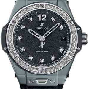 Hublot Damklocka 465.FX.277F.NR.1204.ITI18 Big Bang 39Mm Grå/Gummi