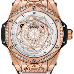 Hublot Damklocka 465.OS.2028.VR.1204.MXM19 Big Bang 39Mm Vit/Gummi