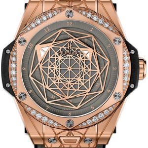 Hublot Damklocka 465.OS.7048.VR.1204.MXM20 Big Bang 39Mm Grå/Gummi