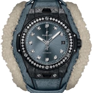 Hublot Damklocka 465.QK.7170.VR.1204.ALP18 Big Bang 39Mm Grå/Gummi