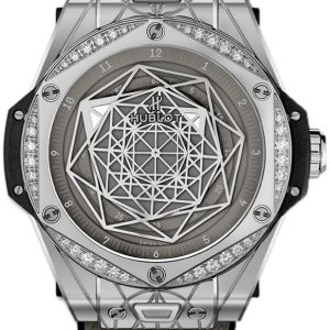 Hublot Damklocka 465.SS.7047.VR.1204.MXM20 Big Bang 39Mm Grå/Gummi