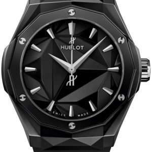 Hublot Damklocka 550.CS.1800.RX.ORL21 Classic Fusion Svart/Gummi Ø40