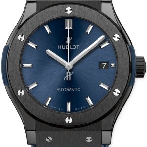 Hublot Damklocka 565.CM.7170.LR Classic Fusion Blå/Gummi Ø38 mm