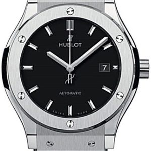 Hublot Damklocka 565.NX.1171.RX Classic Fusion Svart/Gummi Ø38 mm