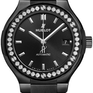 Hublot Damklocka 568.CM.1470.CM Classic Fusion Svart/Keramik Ø38 mm