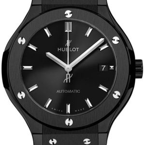 Hublot Damklocka 581.CM.1470.RX Classic Fusion Svart/Gummi Ø33 mm