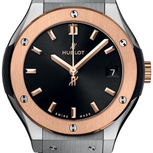 Hublot Damklocka 581.NO.1480.RX Classic Fusion Svart/Gummi Ø33 mm