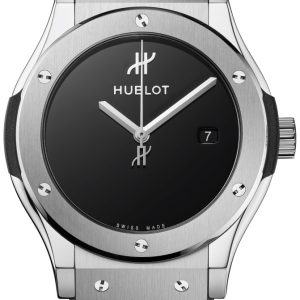 Hublot Damklocka 581.NX.1270.RX.MDM Classic Fusion Grå/Gummi Ø33 mm