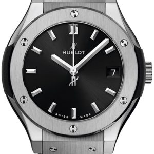 Hublot Damklocka 581.NX.1470.RX Classic Fusion Svart/Gummi Ø33 mm