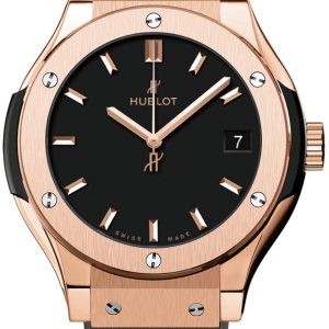 Hublot Damklocka 581.OX.1181.RX Classic Fusion Svart/Gummi Ø33 mm