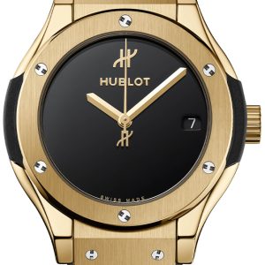 Hublot Damklocka 581.VX.1230.RX.MDM Classic Fusion Grå/Gummi Ø33 mm