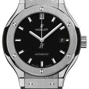 Hublot Damklocka 582.NX.1170.RX Classic Fusion Svart/Gummi Ø33 mm