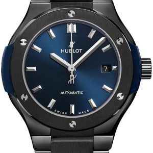 Hublot Damklocka 585.CM.7170.CM Classic Fusion Blå/Keramik Ø33 mm