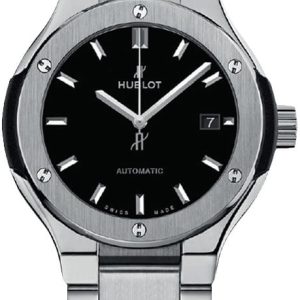 Hublot Damklocka 585.NX.1170.NX Classic Fusion Svart/Titan Ø33 mm