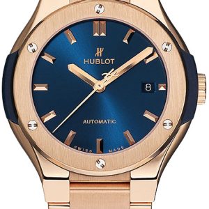 Hublot Damklocka 585.OX.7180.OX Classic Fusion Blå/18 karat