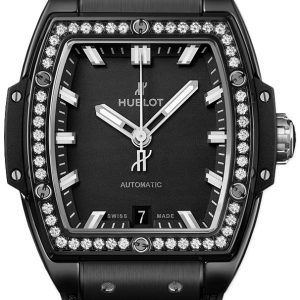 Hublot Damklocka 665.CX.1170.LR.1204 Big Bang 39Mm Svart/Gummi