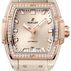 Hublot Damklocka 665.CZ.898B.LR.1204 Big Bang 39Mm Beige/Gummi