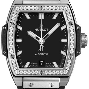 Hublot Damklocka 665.NX.1170.RX.1204 Big Bang 39Mm Svart/Gummi