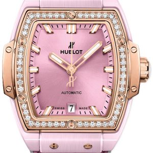 Hublot Damklocka 665.RO.891P.LR.1204 Big Bang 39Mm Rosa/Gummi