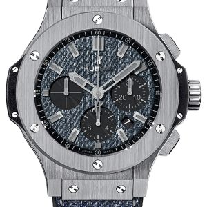 Hublot Herrklocka 301.SX.2770.NR.JEANS16 Big Bang 44.5mm Blå/Textil