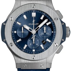 Hublot Herrklocka 301.SX.7170.LR Big Bang 44mm Blå/Gummi Ø44 mm