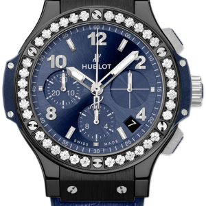 Hublot Herrklocka 341.CM.7170.LR.1204 Big Bang 41mm Blå/Gummi Ø41 mm