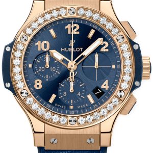 Hublot Herrklocka 341.PX.7180.LR.1204 Big Bang 41mm Blå/Gummi Ø41 mm