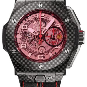 Hublot Herrklocka 401.QX.0123.VR Big Bang 44.5mm Skelettskuren/Gummi