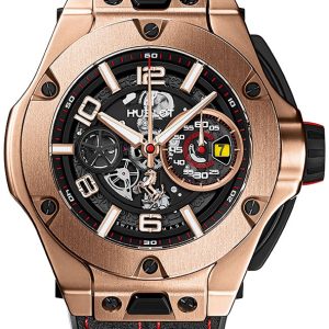 Hublot Herrklocka 402.OX.0138.WR Big Bang 45mm Skelettskuren/Gummi