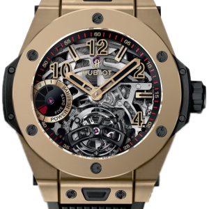 Hublot Herrklocka 405.MX.0138.RX Big Bang 45Mm Skelettskuren/Gummi