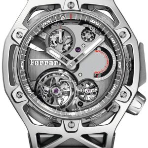 Hublot Herrklocka 408.JW.0123.RX Techframe Ferrari Grå/Gummi Ø45 mm