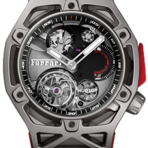 Hublot Herrklocka 408.NI.0123.RX Techframe Ferrari Grå/Gummi Ø45 mm