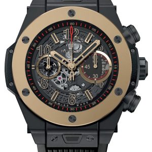 Hublot Herrklocka 411.CM.1138.RX Big Bang 44.5mm Svart/Gummi Ø45 mm