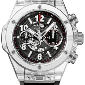 Hublot Herrklocka 411.JX.1170.RX Big Bang 45Mm Skelettskuren/Gummi