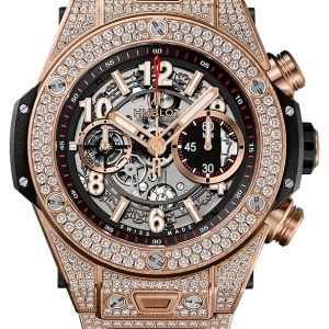 Hublot Herrklocka 411.OX.1180.OX.3704 Big Bang 45mm Skelettskuren/18