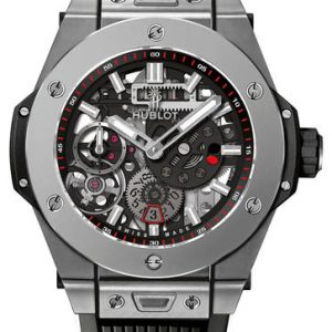 Hublot Herrklocka 414.NI.1123.RX Big Bang 44.5mm Skelettskuren/Gummi