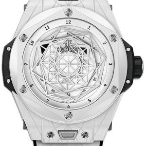 Hublot Herrklocka 415.HX.2027.VR.MXM19 Big Bang 45Mm Vit/Gummi Ø45 mm